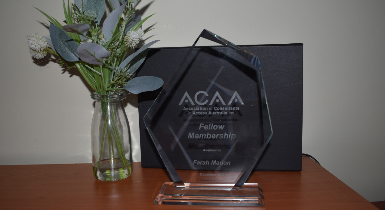 Farah Madon awarded ACAA Fellow Membership