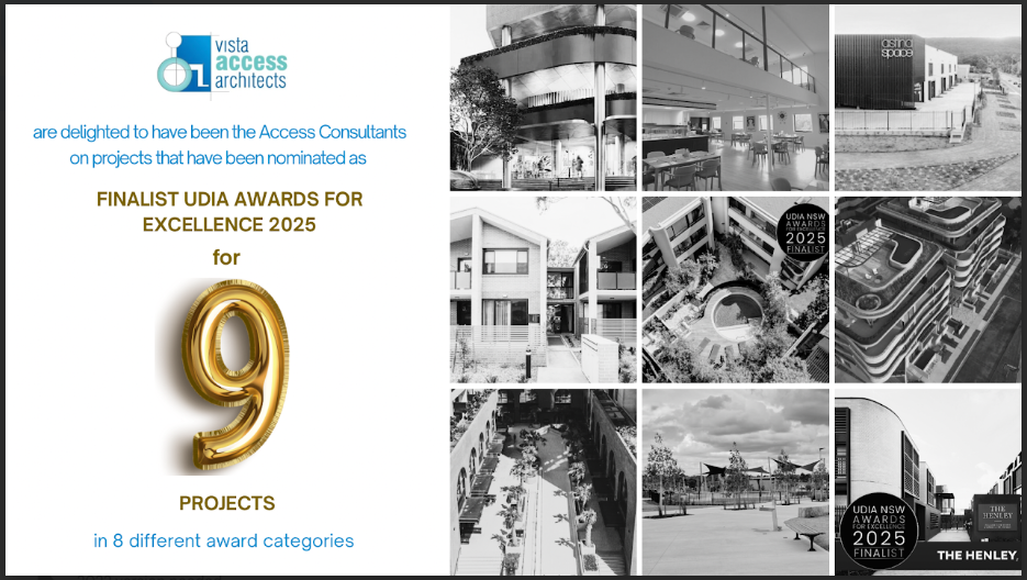 9 of Vista Access projects Finalists in UDIA NSW AWARDS FOR EXCELLENCE 2025