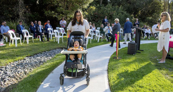 Pro-bono accessibility consulting provided for Wheelchair accessible pathway for Bear Cottage