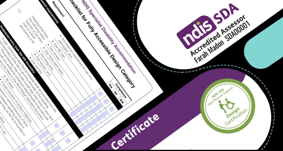 Vista Access Architects are now registered as NDIS Accredited SDA Assessors