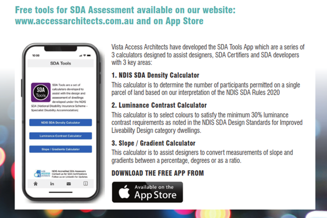 SDA Tools App for NDIS Specialist Disability Accommodation