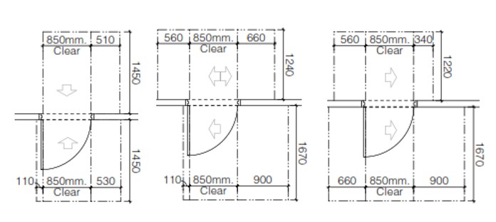 adaptable housing doorways